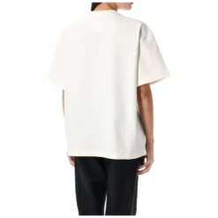 Logo Bomulds T-shirt med korte ærmer