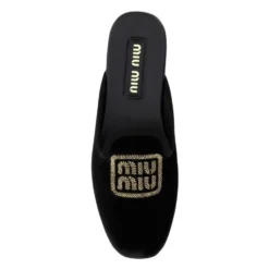 Logo Broderede Slip-On Mules