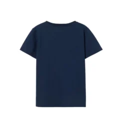 Logo-broderet patch-pocket bomuldsjersey T-shirt