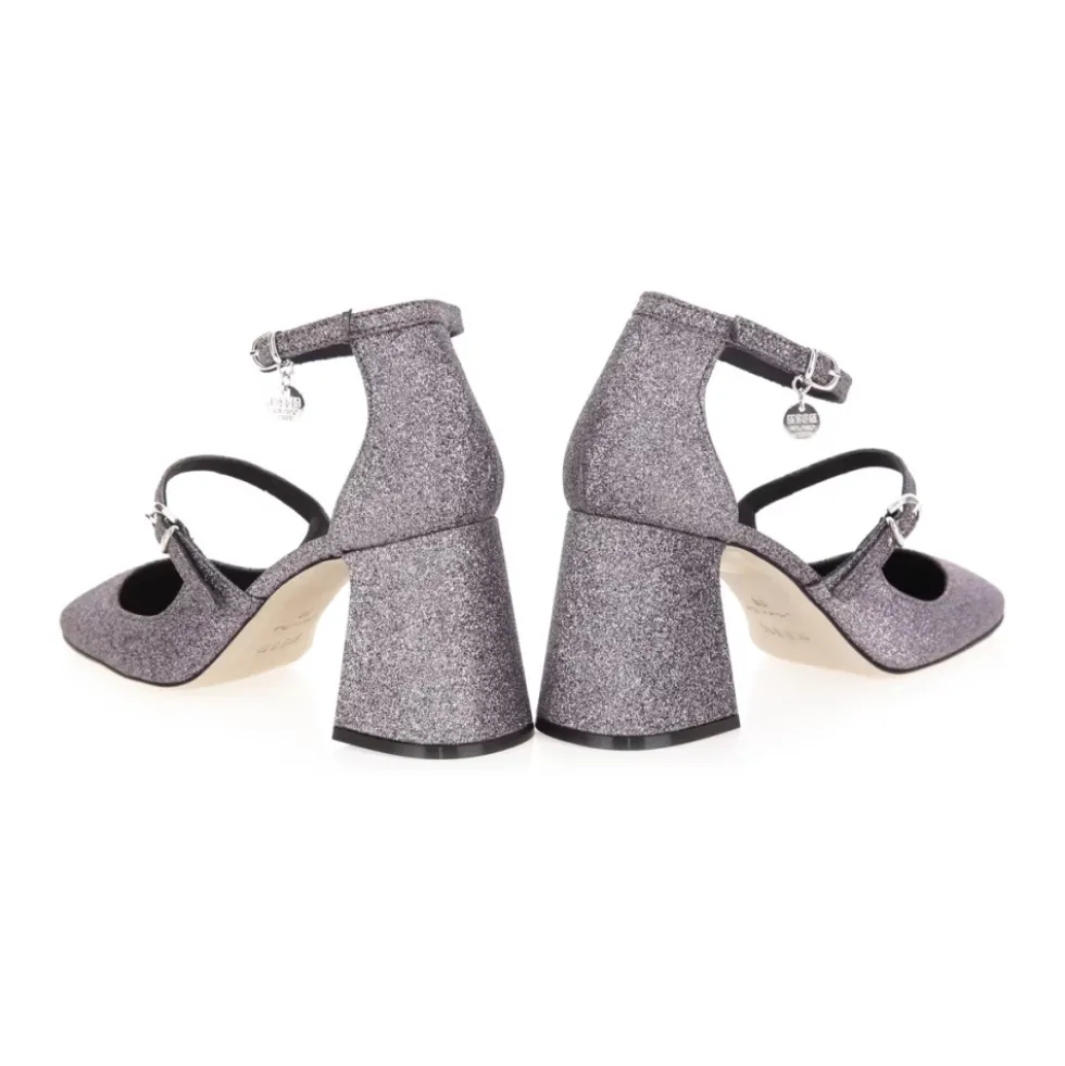 Logo-charm 90mm Glitter Pump
