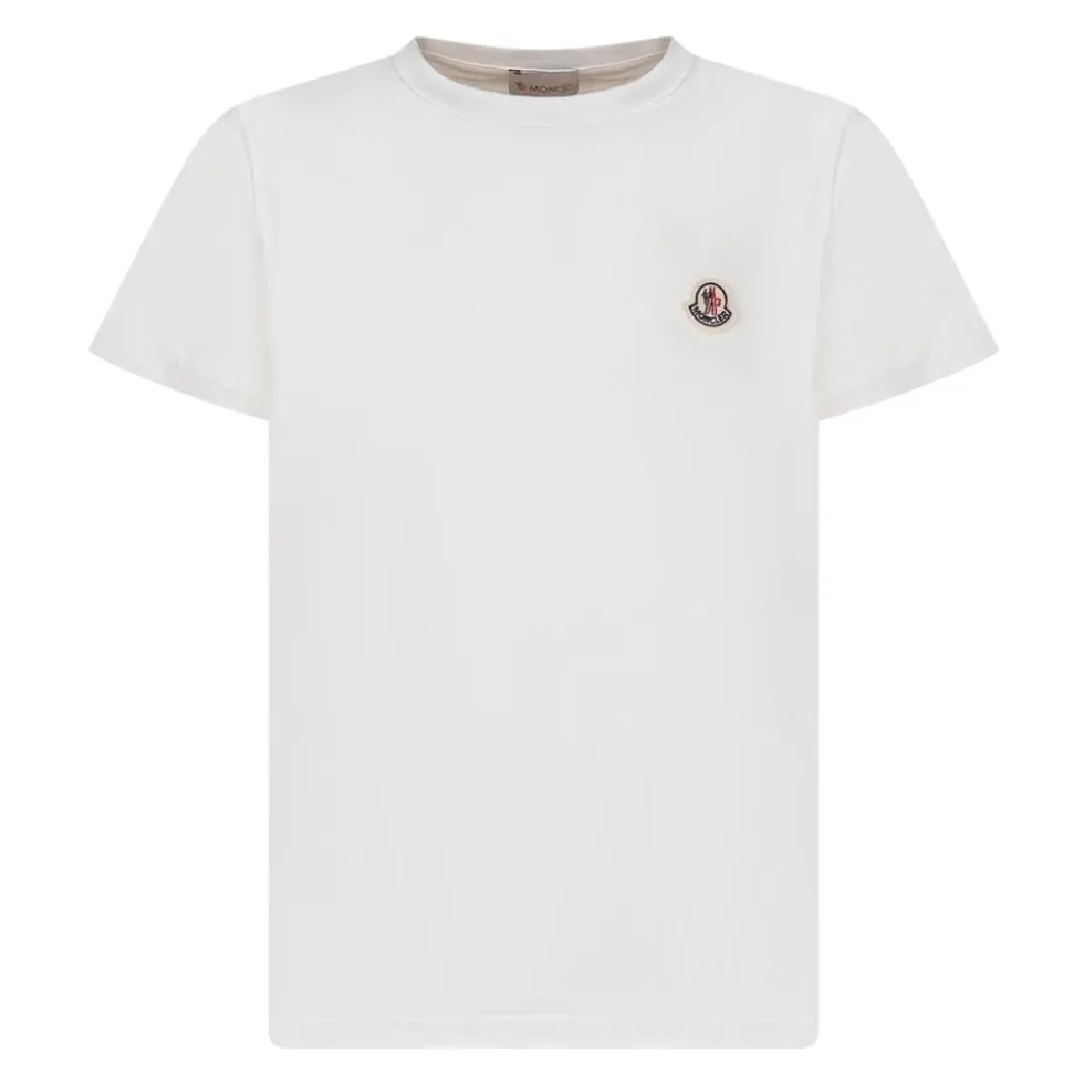 Logo Patch Bomulds T-shirt (Pakke med tre)