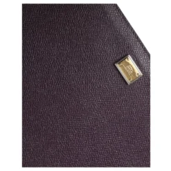 Logo Plaque Læder Tablet Sleeve Etui