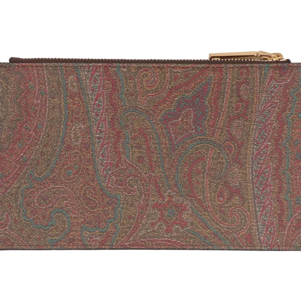 Logo Print Flat Pouch
