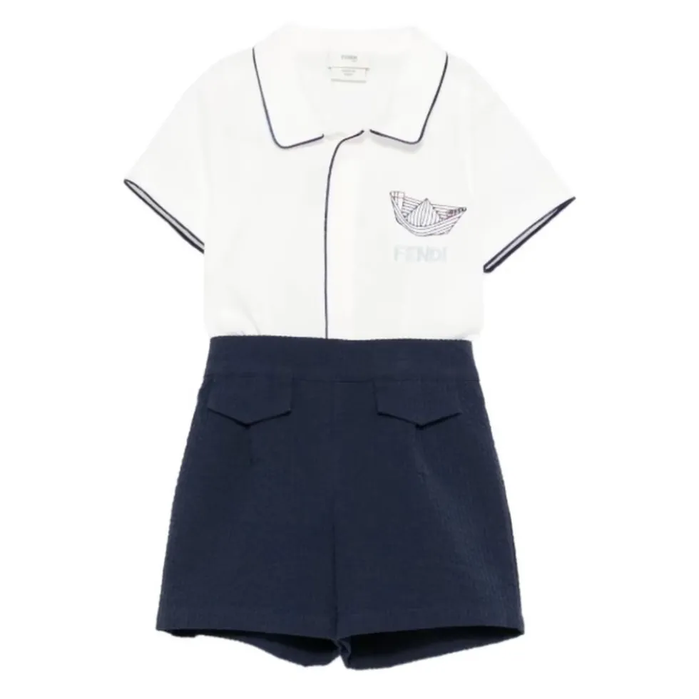 Logo-print Shorts Sæt