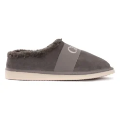 Logo Suede Slipper