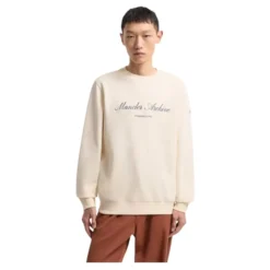 Logo Sweatshirt i Bomuldsblanding – White Ivory