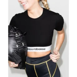 Logo Tape Cropped Top