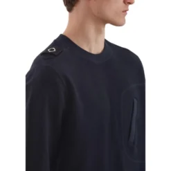 Loopback Crew Sweat Ink Navy