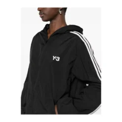Loose Fit Wired 3-Striped Nylon Track Top