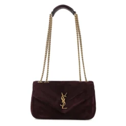 Loulou Small Suede Shoulder Bag