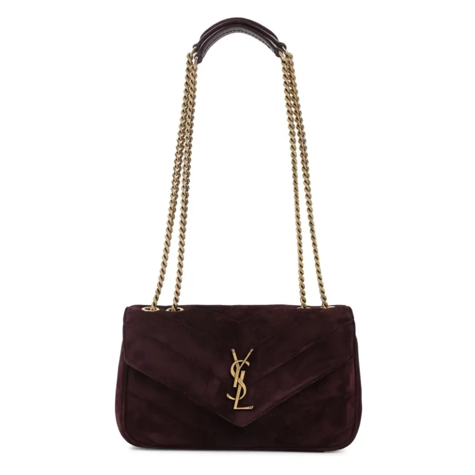 Loulou Small Suede Shoulder Bag
