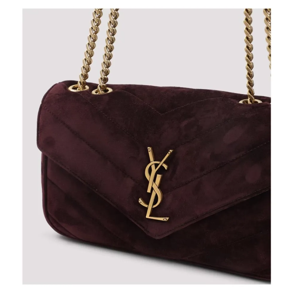 Loulou Small Suede Shoulder Bag