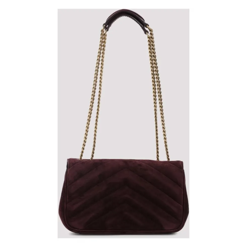 Loulou Small Suede Shoulder Bag