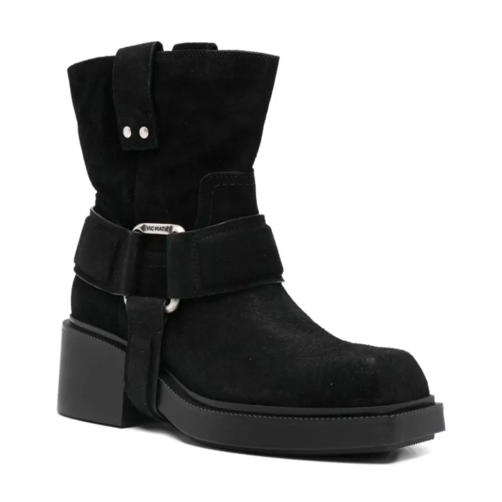 Low Block Heel Boots