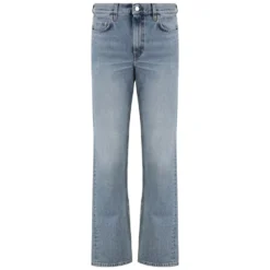 Low Straight Denim Jeans