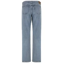 Low Straight Denim Jeans