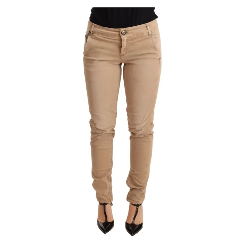 Low Waist Skinny Denim Bukser