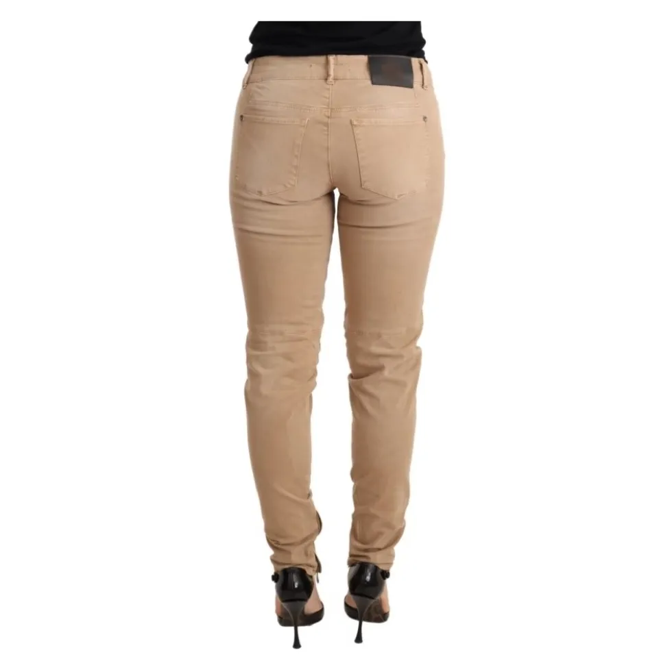 Low Waist Skinny Denim Bukser
