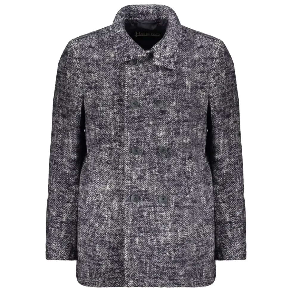 Luksuriøs Peacoat i uldblanding