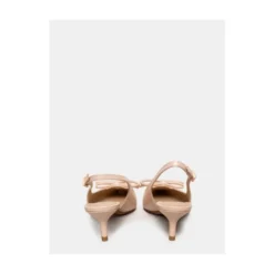 Lyserød Pæon Læder Slingback Sandal