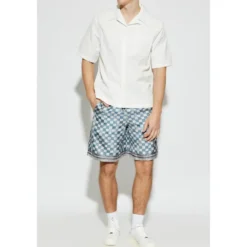 MA Checkered Short