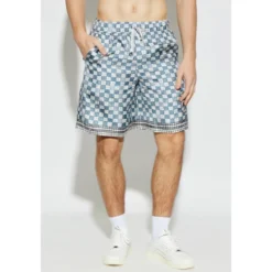MA Checkered Short