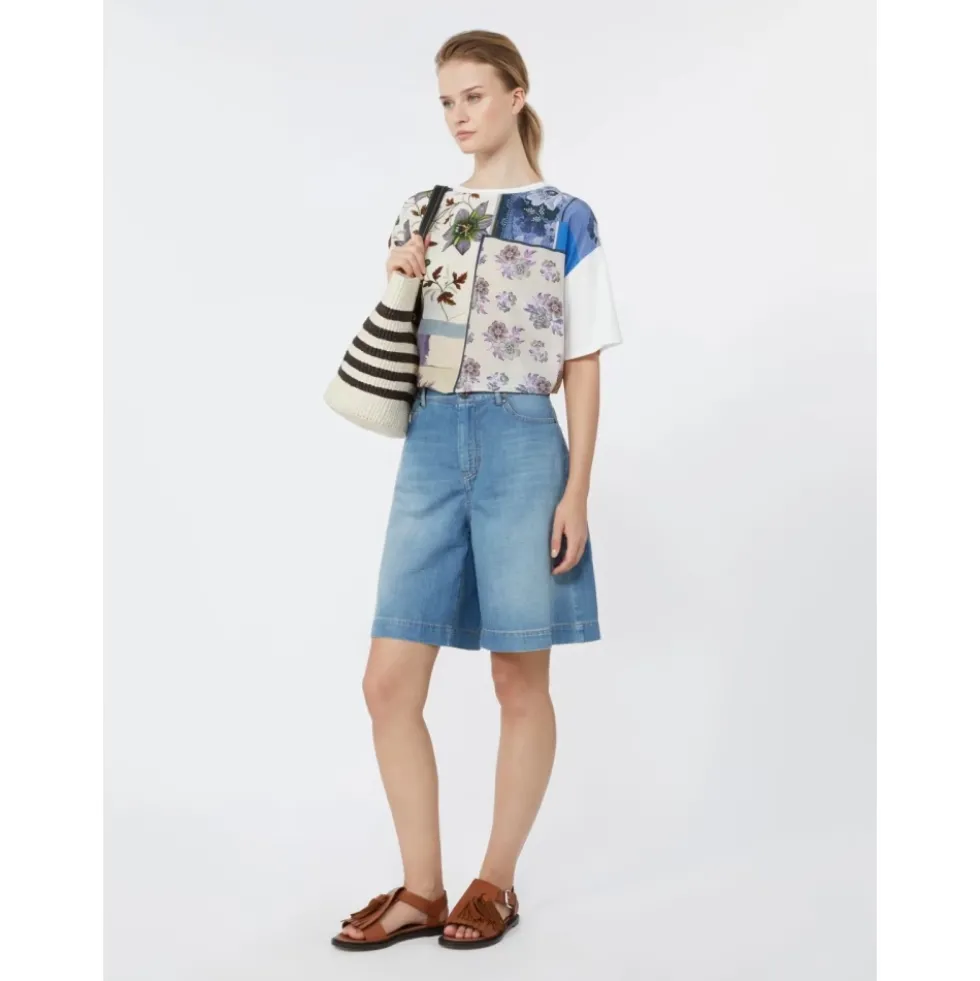 Maglia Over con Pannello Stampato