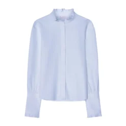 Maira Bluse med flæsekrave