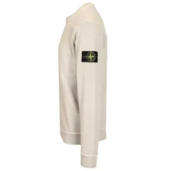 Malfilé Fleece 'Old' Effect Crewneck Sweatshirt