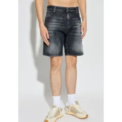 Marine Denim Shorts
