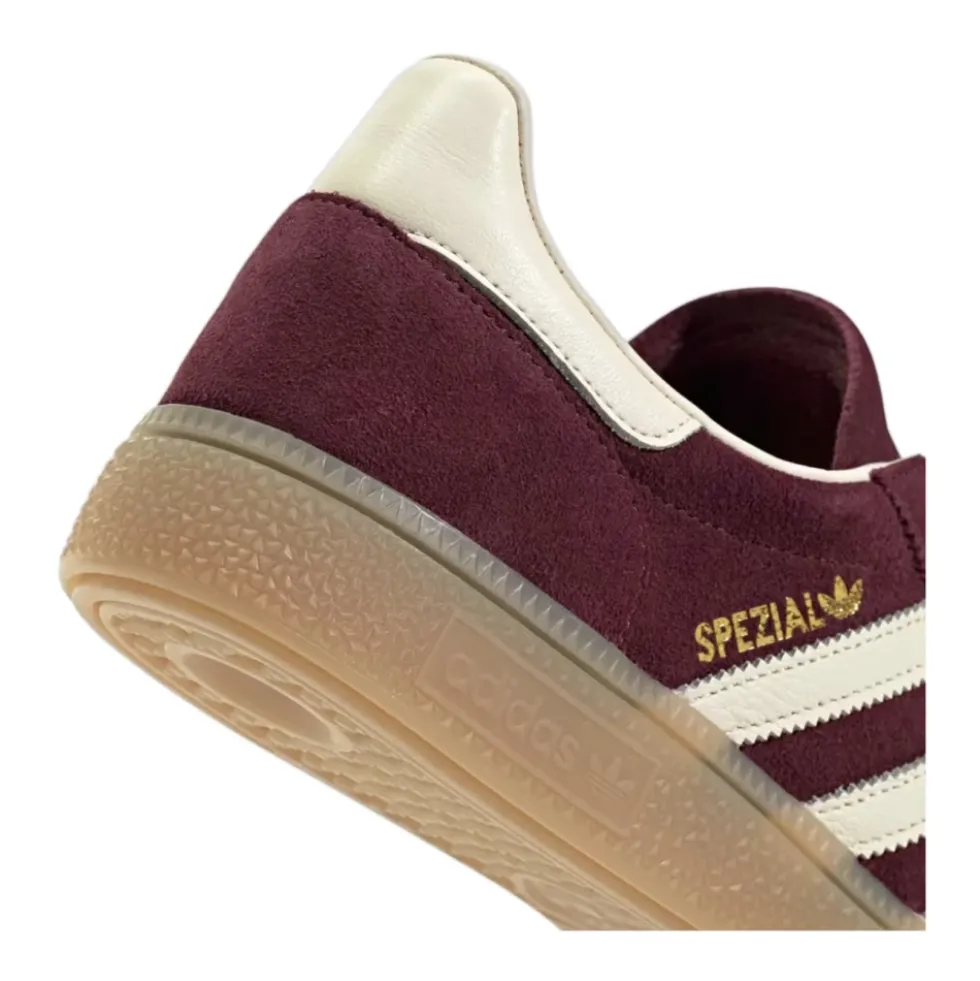Maroon Håndboldsko med Guld Accents
