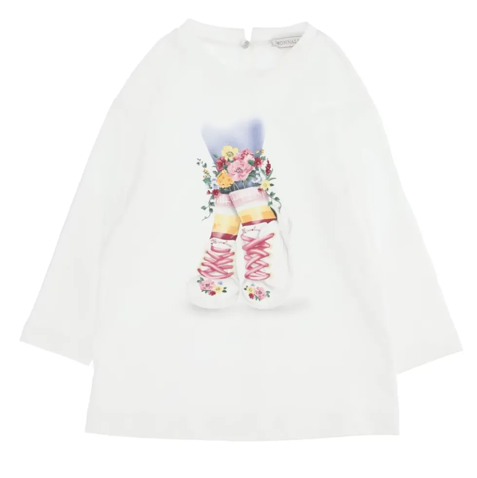 Maxi T-shirt i bomuldsjersey