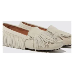 Maya Fringed Penny Driving Loafers