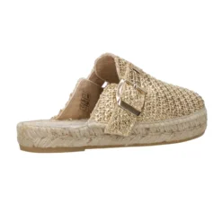 Metallic Grå Sandaler med Lukket Tå