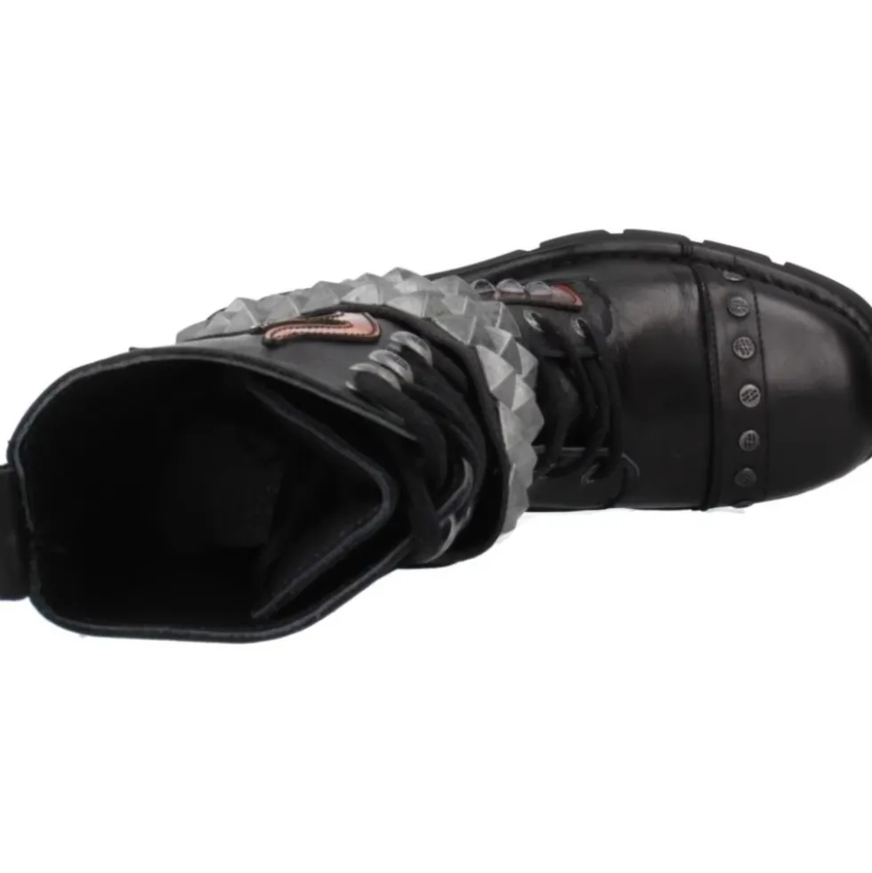 Metallic Snørestøvler