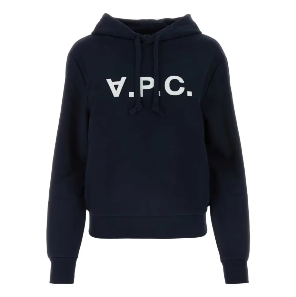 Midnight Blue Cotton Sweatshirt