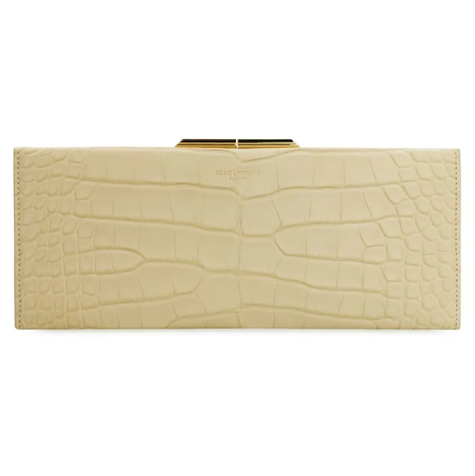Midnight Leather Clutch