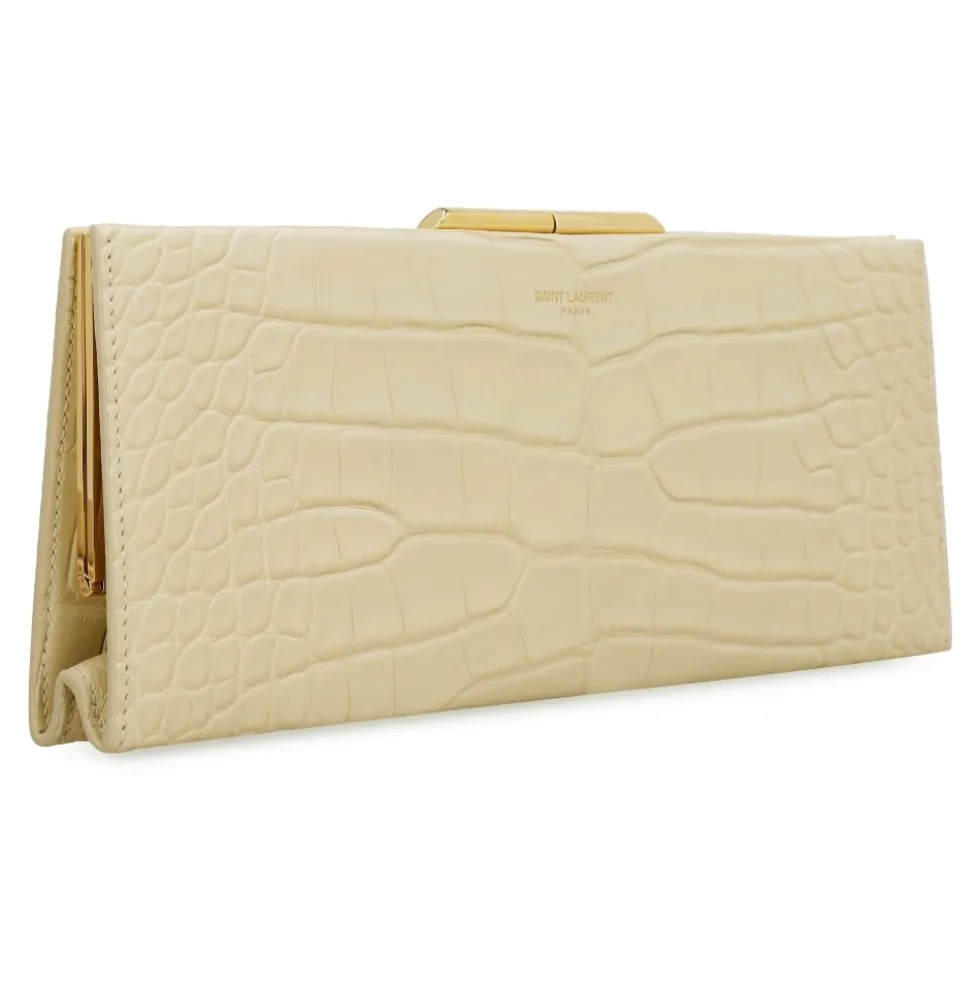 Midnight Leather Clutch