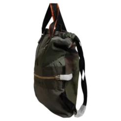 Military Green Patchwork Rucksack Rygsæk