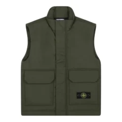 Militærgrøn Kompass Badge Gilet