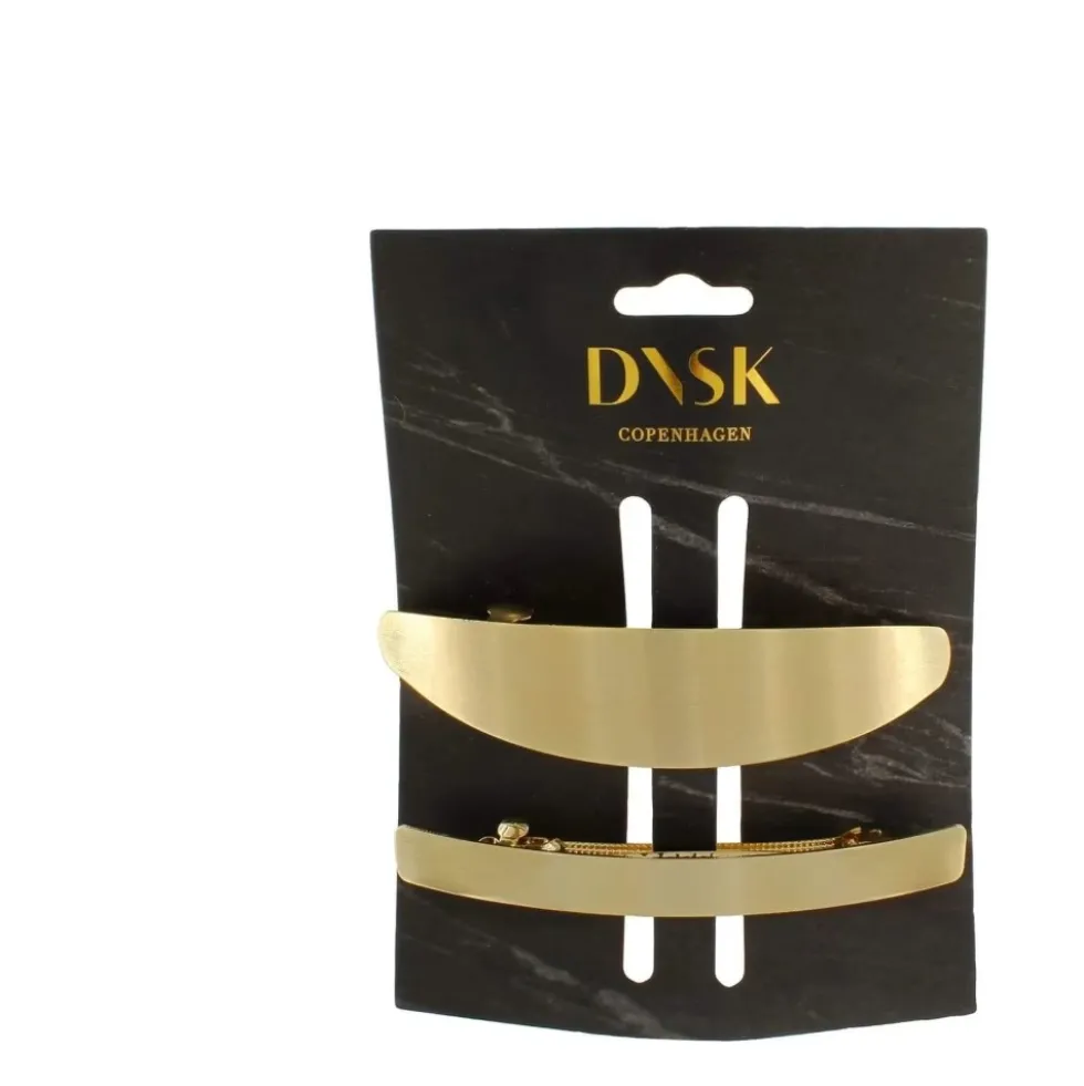 Minimalistisk Guld Hårklip