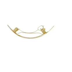 Minimalistisk Guld Hårklip