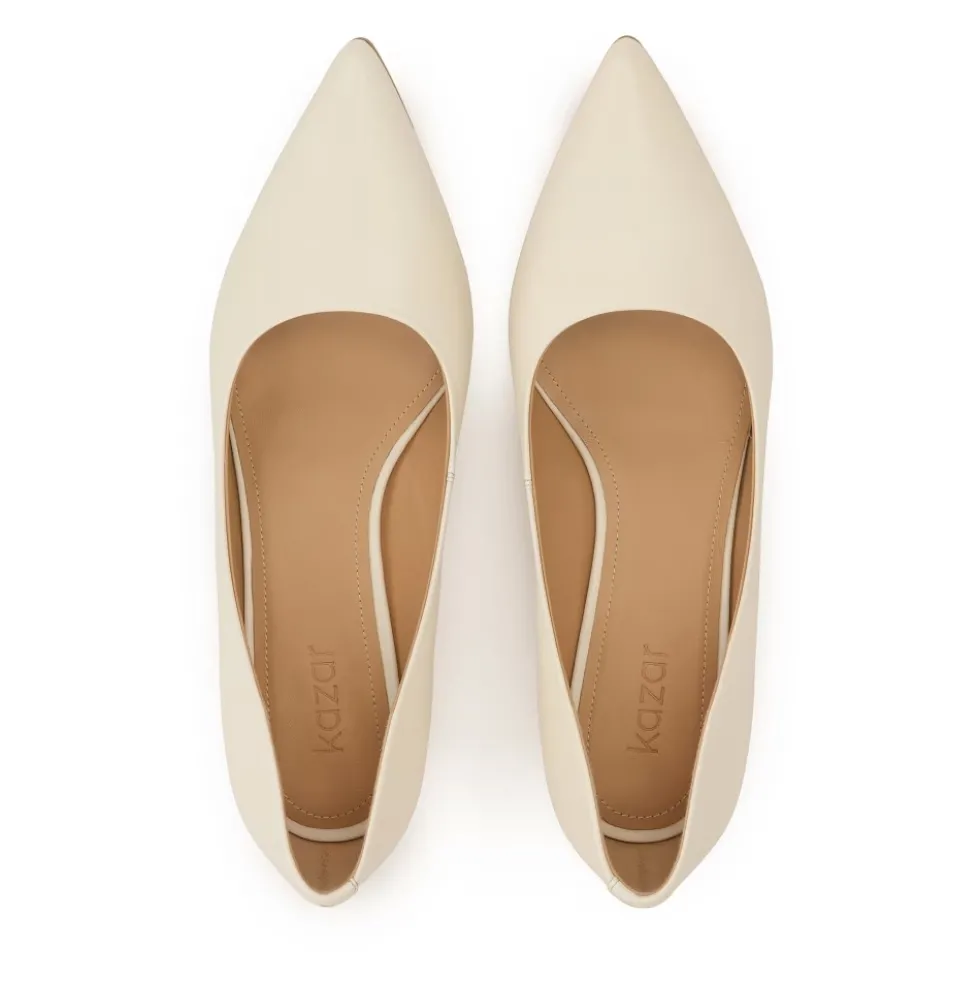 Minimalist pumps i neutral farve