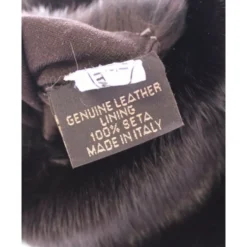 Mink Fur Goatskin Suede Albuehandsker