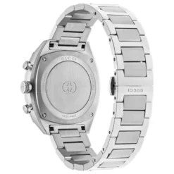 41mm rustfrit stålkasse, sort skive, lille sekundvisning, sort keramisk bezel med tachymeter indikation, rustfrit stål armbånd