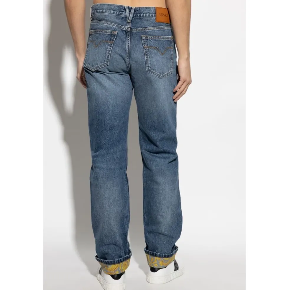 Mønstrede jeans