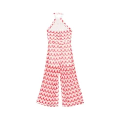 Mønstret Halterneck Jumpsuit