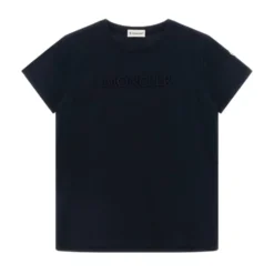 MONCLER KIDS T-shirts og Polos Sort