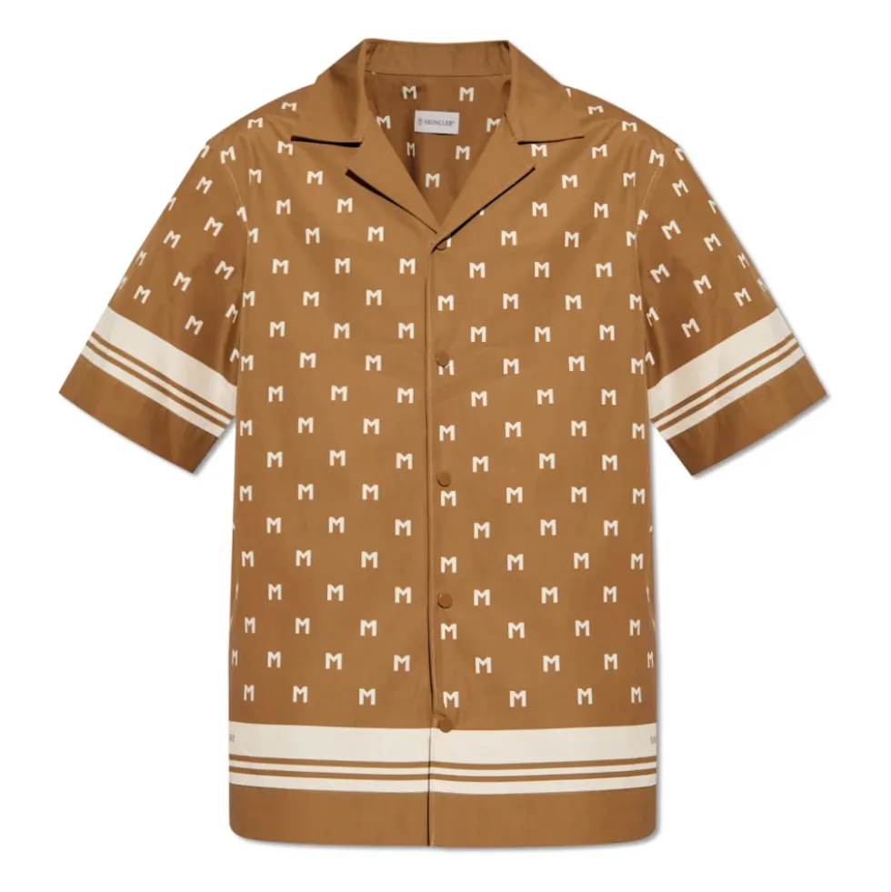 Monogrammeret bomuldshirt