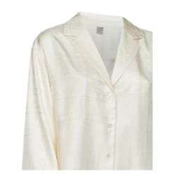 Monogram Silk PJ Top
